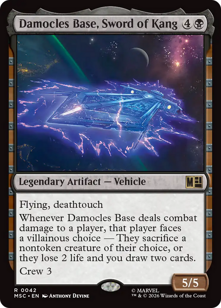 Damocles Base, Sword of Kang (Surge Foil) [Marvel Super Heroes Commander]