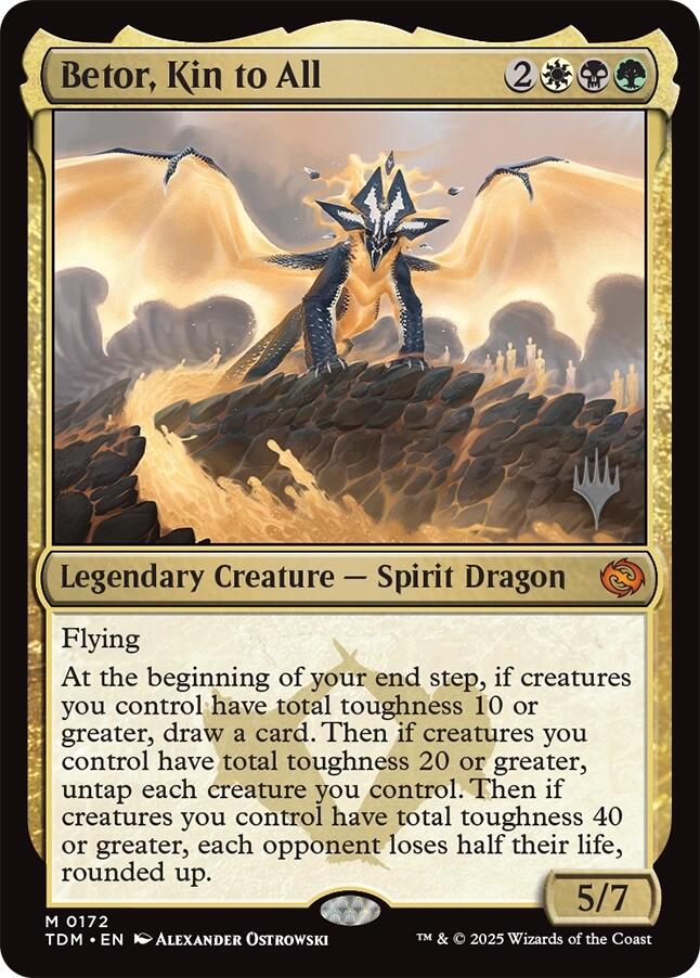 Betor, Kin to All (Promo Pack) [Tarkir: Dragonstorm Promos]