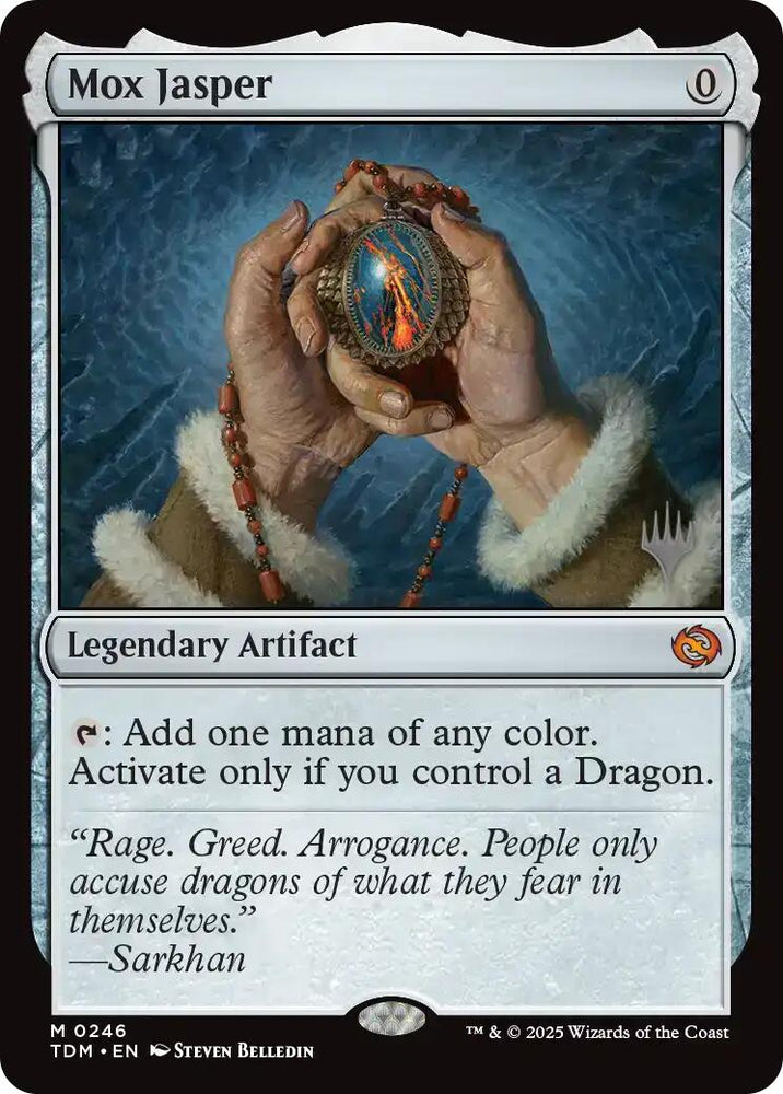 Mox Jasper (Promo Pack) [Tarkir: Dragonstorm Promos]