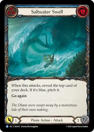 Saltwater Swell (Blue) [SEA143] (High Seas)