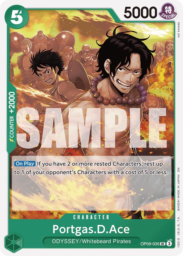 Portgas.D.Ace (Reprint) [Starter Deck: GREEN/YELLOW Yamato]
