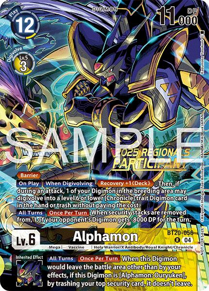 Alphamon [BT20-056] (Regionals 25-26 Season 2 Participant) [Release Special Booster Ver.2.0]