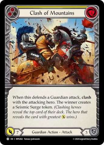 Clash of Mountains (Yellow) [MPG062] (Mastery Pack Guardian)