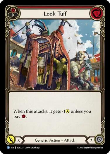 Look Tuff [SUP223] (Super Slam)  Rainbow Foil