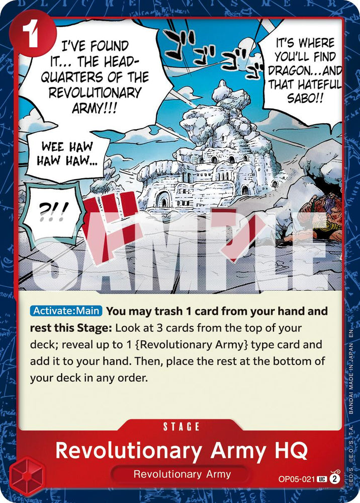 Revolutionary Army HQ (Pirate Foil) [Premium Booster -The Best- Vol. 2]