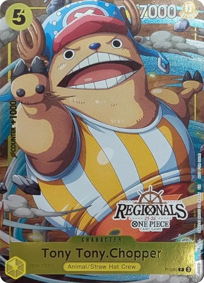 Tony Tony.Chopper (CS 25-26 Regionals Textured Chase Promo) [One Piece Promotion Cards]