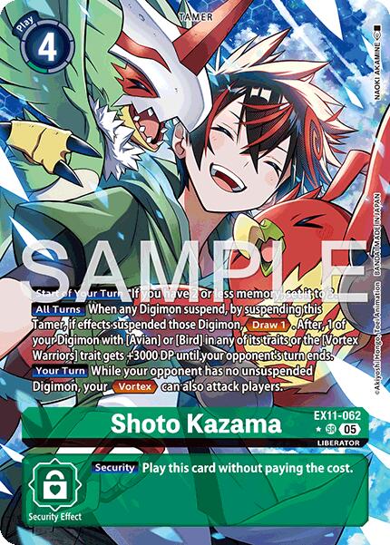 Shoto Kazama [EX11-062] (Alternate Art) [Dawn of Liberator]