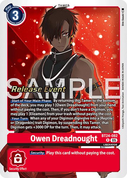 Owen Dreadnought [BT24-082] [Time Stranger Release Events Cards]