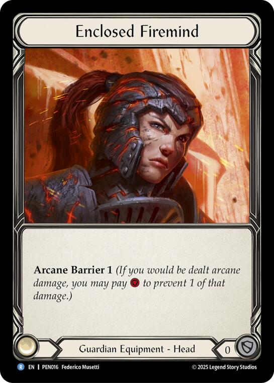 Enclosed Firemind [PEN016] (Compendium of Rathe)  Cold Foil