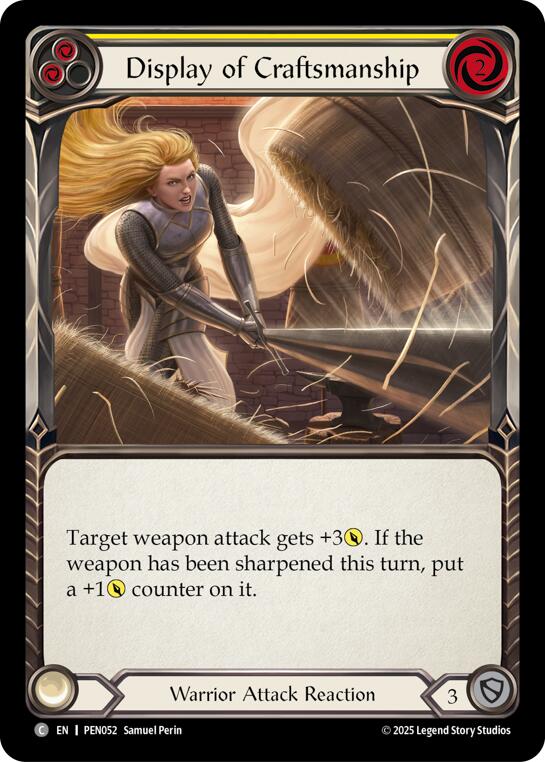 Display Of Craftsmanship (Yellow) (Regular) [PEN052] (Compendium of Rathe)