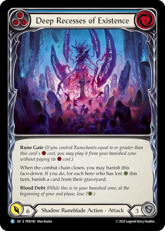 Deep Recesses Of Existence (Blue) (Regular) [PEN190] (Compendium of Rathe)