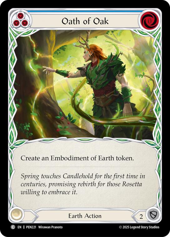 Oath Of Oak (Blue) (Regular) [PEN221] (Compendium of Rathe)