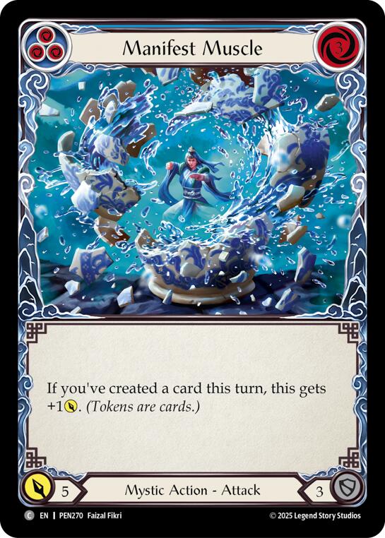 Manifest Muscle (Blue) (Regular) [PEN270] (Compendium of Rathe)