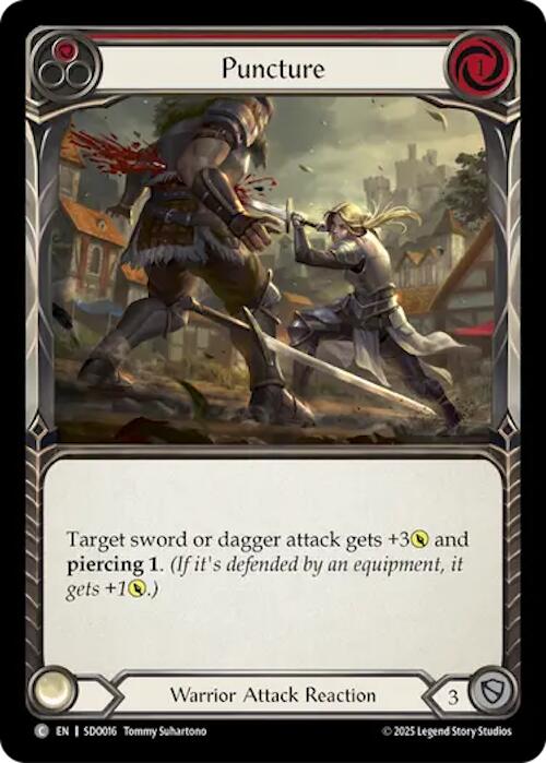 Puncture (Red) (Regular) [SDO016] (GEM Pack 2)