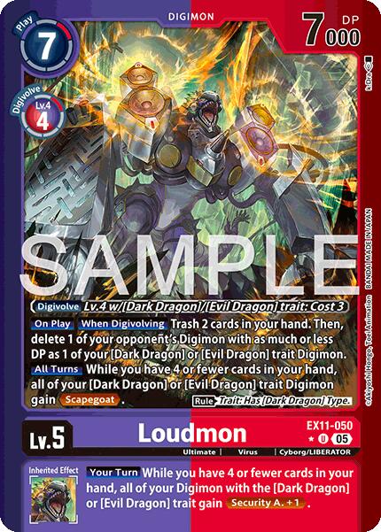 Loudmon [EX11-050] (Limited Foil) [Dawn of Liberator]