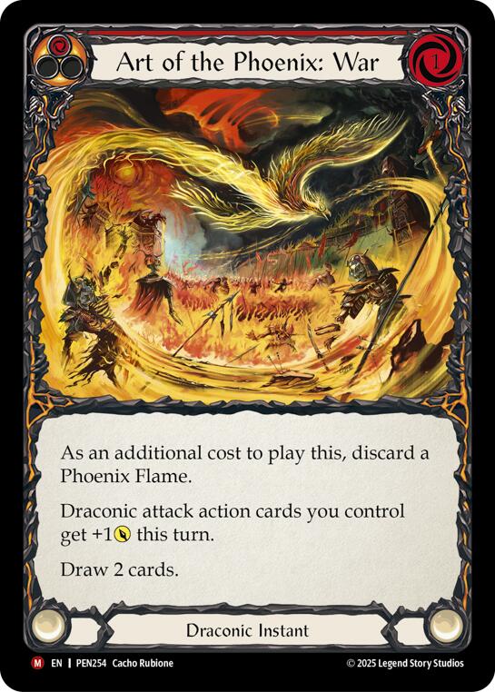 Art Of The Phoenix War (Red) [PEN254] (Compendium of Rathe)