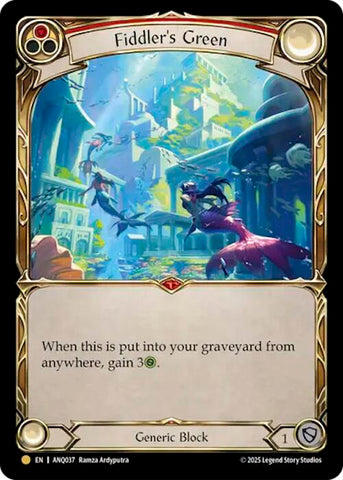 Fiddler's Green (Red) (Gold) [ANQ037] (Compendium of Rathe - Antiquity Pack)