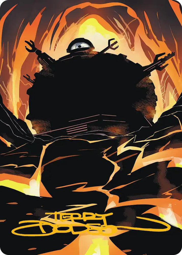 Technodrome Art Card (Gold-Stamped Signature) [Teenage Mutant Ninja Turtles Art Series]