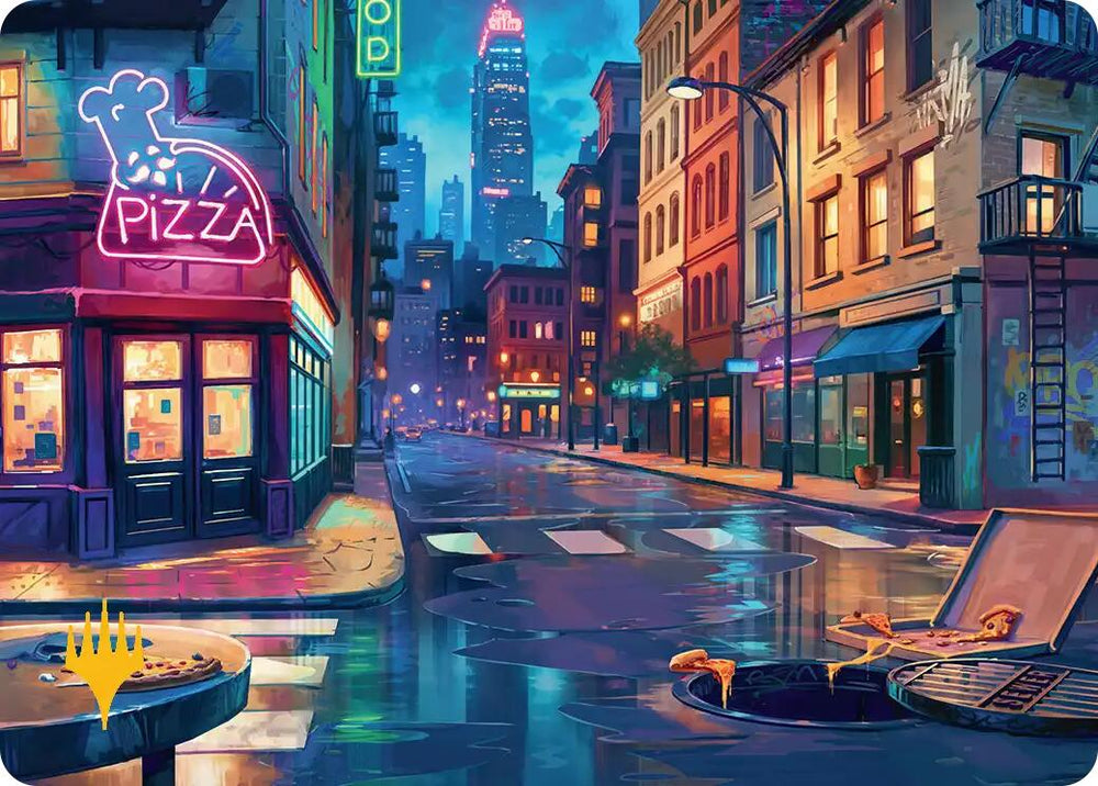 Plains Art Card (Gold-Stamped) [Teenage Mutant Ninja Turtles Art Series]