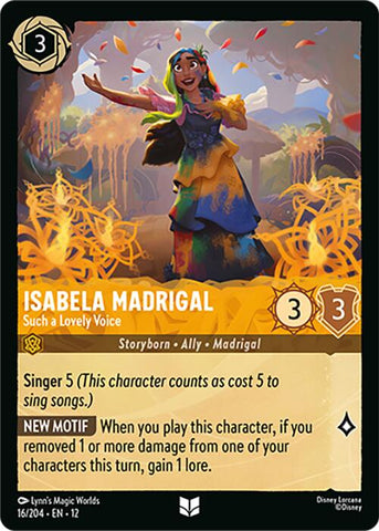 Isabela Madrigal - Such a Lovely Voice (16/204) [Wilds Unknown]