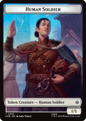 Human Soldier // Treasure (0012) Double-Sided Token [The Hobbit Tokens]