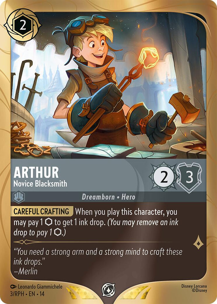 Arthur - Novice Blacksmith (3) [Promo Cards]