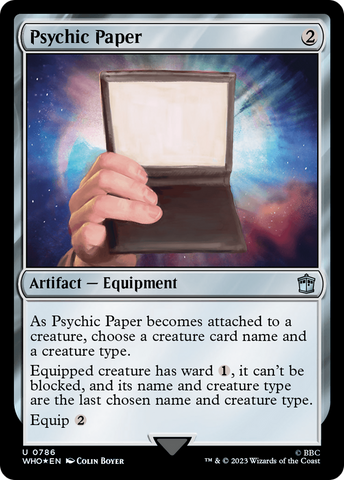 Psychic Paper (Surge Foil) [Doctor Who]