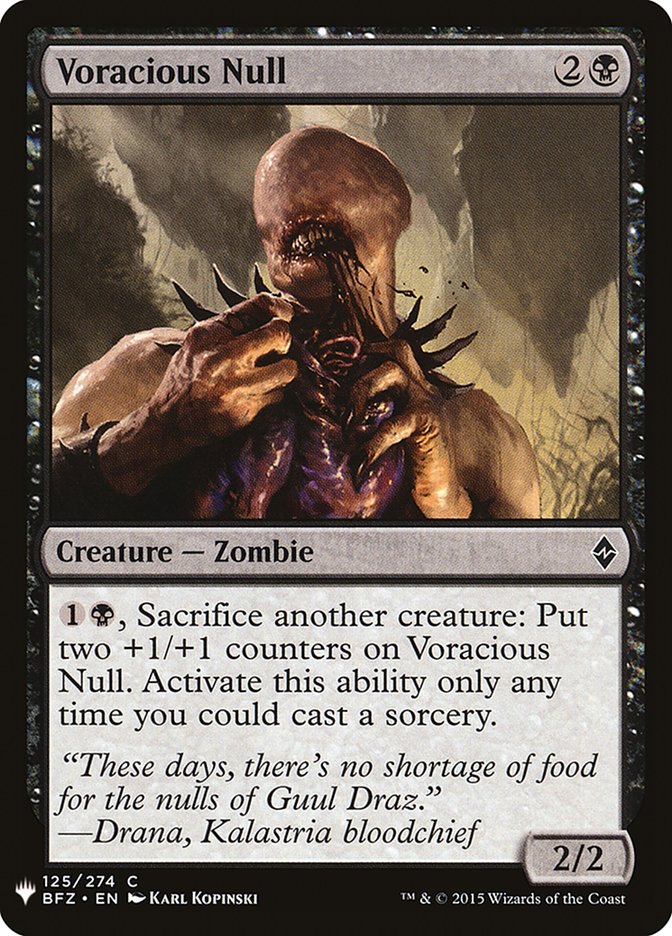 Voracious Null [Mystery Booster]