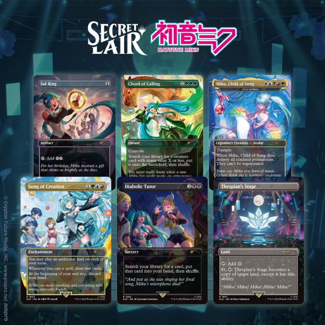 Secret Lair x Hatsune Miku: Digital Sensation - Not Foil