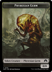 Phyrexian Germ // Soldier Double-Sided Token [Modern Horizons 3 Tokens]