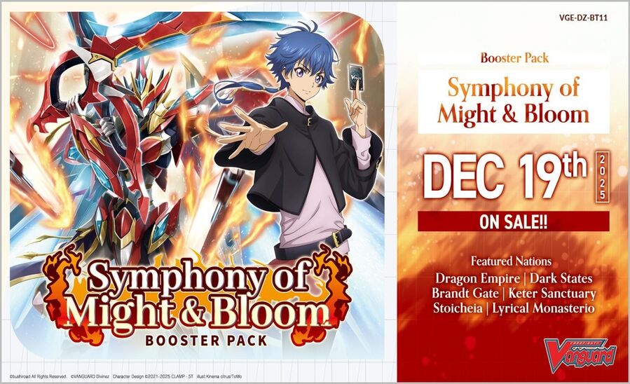 Vanguard DZ-BT11 Symphony of Might & Bloom - Booster Box