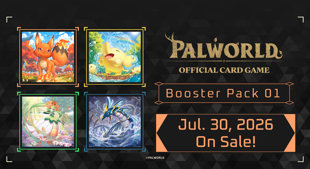 Palworld Official Card Game - Dawn of Palpagos (POCGe-BP01) Booster Box