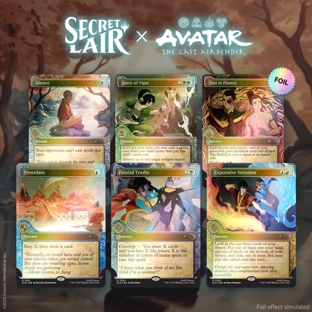 Secret Lair x Avatar: The Last Airbender - One with the Elements Foil Edition