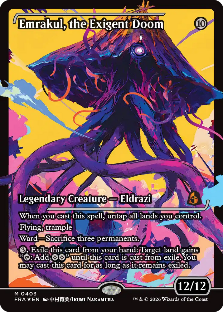 Emrakul, the Exigent Doom (Showcase) [Reality Fracture]