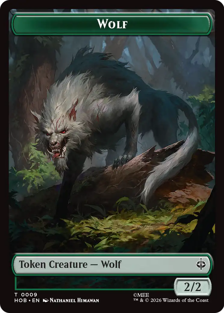 Goblin Army (0003) // Wolf Double-Sided Token [The Hobbit Tokens]