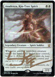 Anafenza, Kin-Tree Spirit [Dragons of Tarkir] - Lightly Played Foil, Signed