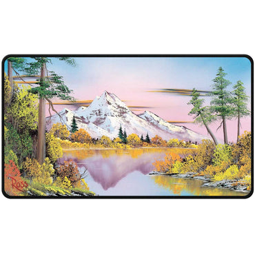 Ultra Pro - Bob Ross Mighty Mountain Lake Stitched Playmat