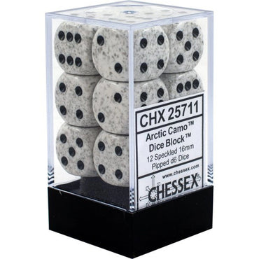 Chessex Speckled 16mm d6 Arctic Camo (12)