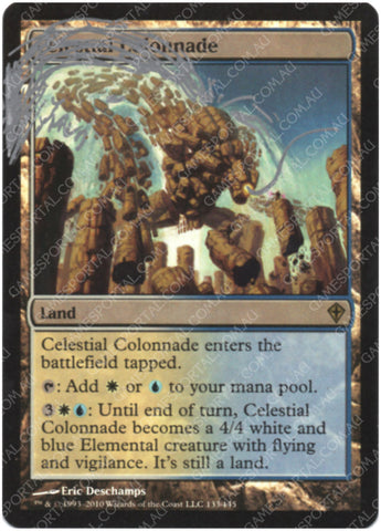 Celestial Colonnade [Worldwake] - Lightly Played Foil, English, Eric Deschamps Alter #2