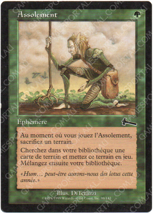 Crop Rotation [Urza's Legacy] - Lightly Played, French