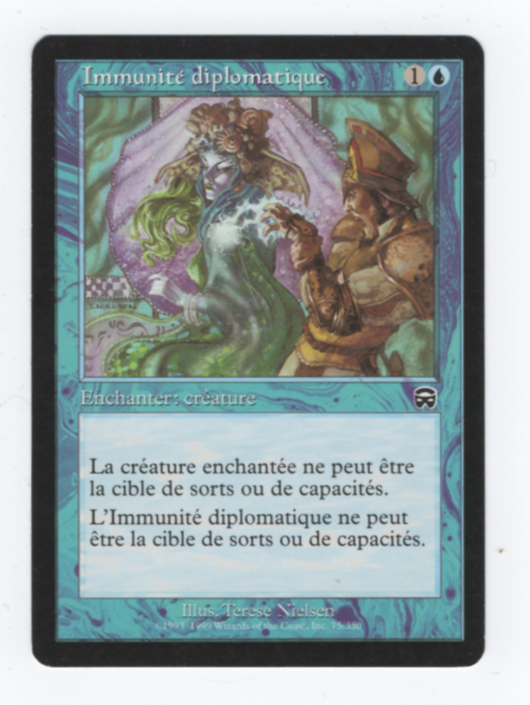 Diplomatic Immunity [Mercadian Masques] - Lightly Played, French