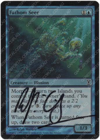 Fathom Seer [Time Spiral] - Near Mint Foil, English, Signed, #2