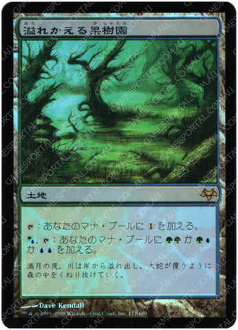 Flooded Grove [Eventide] - Near Mint Foil, Japanese