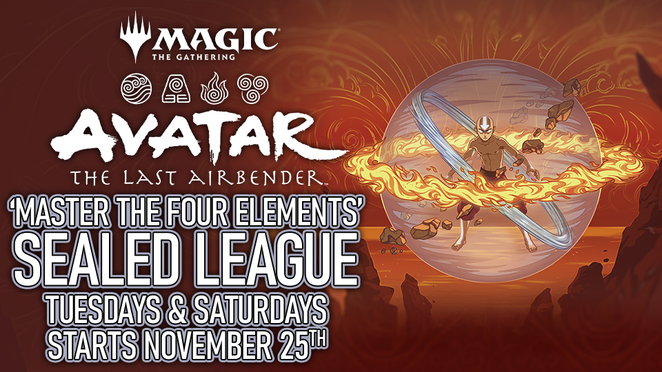 Avatar: The Last Airbender - 'Master the Four Elements' Sealed League Entry