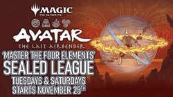 Avatar: The Last Airbender - 'Master the Four Elements' Sealed League Entry