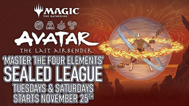 Avatar: The Last Airbender - 'Master the Four Elements' Sealed League Entry