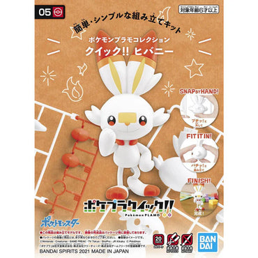 Pokemon Model Kit QUICK!! SCORBUNNY 05