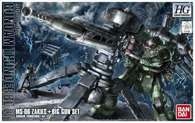 HG 1/144 Zaku II+Big Gun Set (Gundam Thunderbolt Ver.)