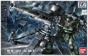 HG 1/144 Zaku II+Big Gun Set (Gundam Thunderbolt Ver.)