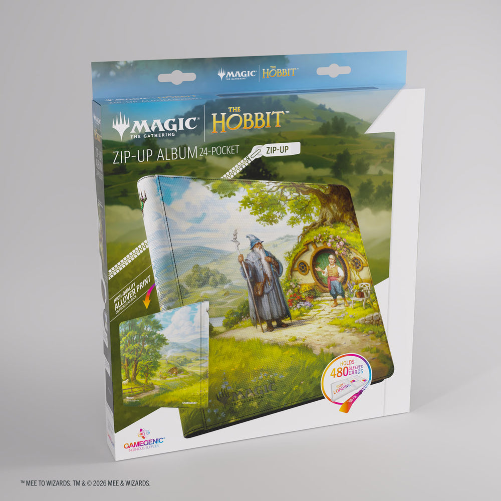Gamegenic Magic The Gathering The Hobbit Zip-Up Album 24-Pocket - The Shire